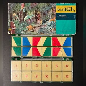 Starter mini Veritech Jocus West Germany Tile Game + 7 Books French 2 Tile Sets
